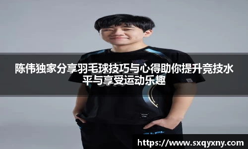 陈伟独家分享羽毛球技巧与心得助你提升竞技水平与享受运动乐趣